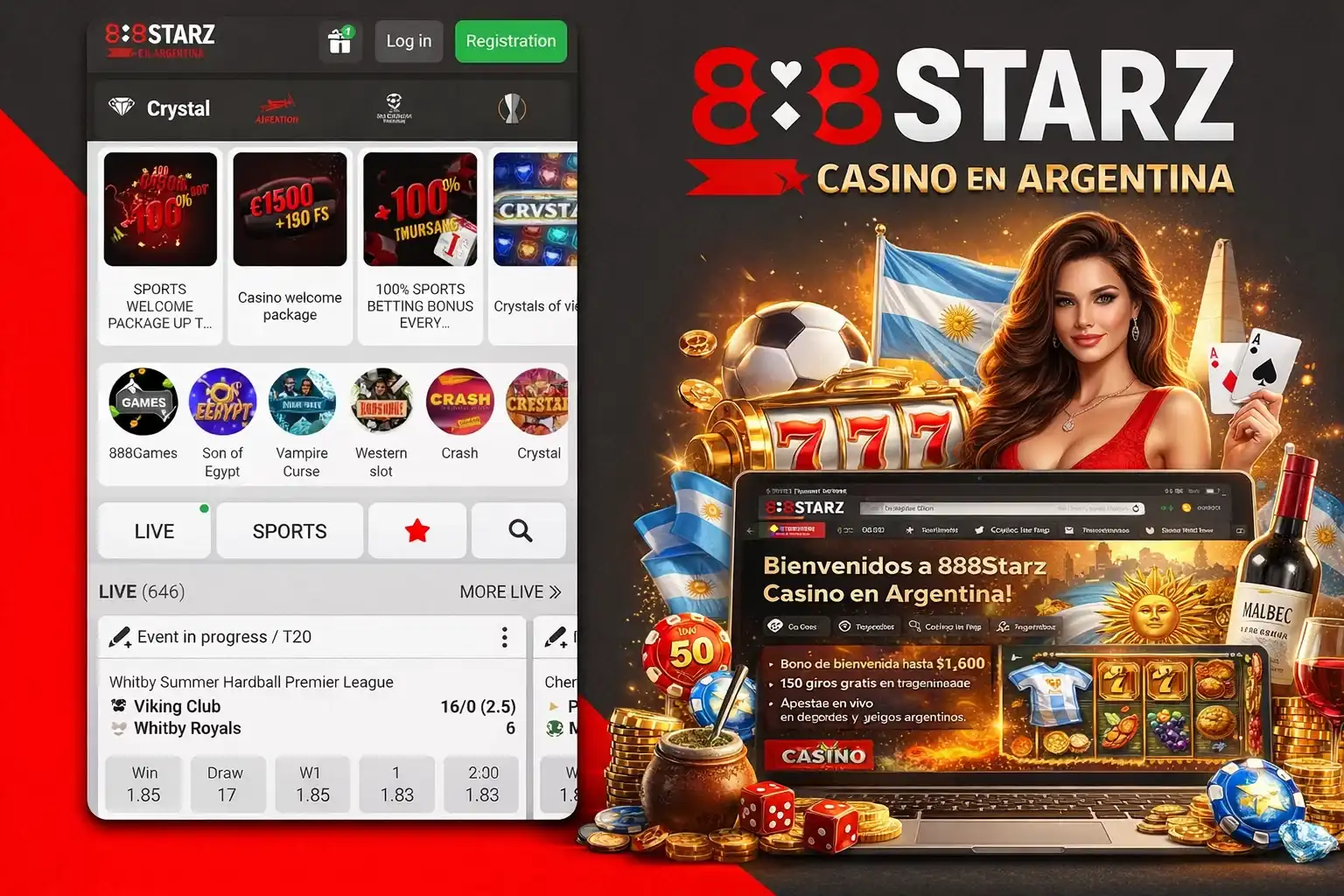 Live Casino en 888Starz Argentina